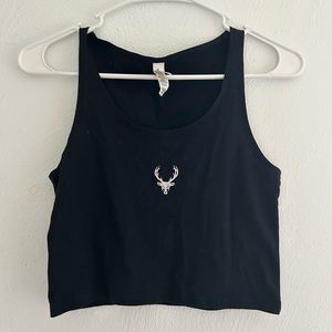 Bucked up cropped tank
